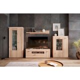 Mömax Vitrina Vancouver, Hrast, Led Osvetlitev | Shoptok.si