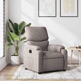  Naslonjač od tkanine smeđesivi | shoptok.hr