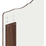  Uzglavlje s uzglavljem Smeđi hrast 100 cm Konstruirano drvo | shoptok.hr
