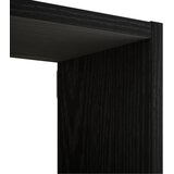  Zidna polica Crni hrast 72 x 17 x 55.5 cm prerađeno drvo - Crni hrast 2 odjeljka | shoptok.hr