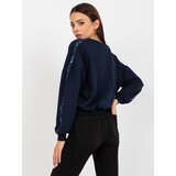 RUE PARIS Sweatshirt-RV-BL-8067.88-navy blue | Shoptok.si