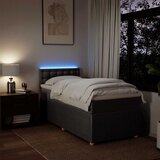  Krevet s oprugama i madracem smeđesivi 90x200 cm od tkanine | shoptok.hr
