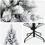  Umjetno božićno drvce s nogom 180 cm PVC i metal | shoptok.hr