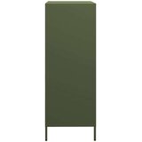  Visoka komoda maslinastozeleni 68x39x101,5 cm od čelika | Eponuda.com