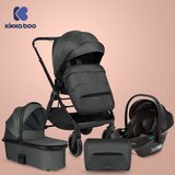 Kikka Boo Kolica Tiffany 3in1 premium set sa autosedištem I-Xtend I-size i tvrdom korpom Dark Grey Cene