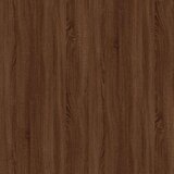  Stranska mizica 2 kosa rjav hrast 50x46x35cm inženirski les, (20712551) | Shoptok.si