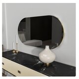 Hanah home ogledalo riors dark grey gold
