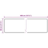  za tepih MARSA Crna 80 x 400 cm Poliester i PVC | shoptok.hr