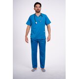 Pureboks Muški komplet medicinske uniforme, Plavi Cene