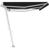  Samostojeća tenda na ručno uvlačenje 600 x 350 cm antracit | shoptok.hr