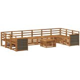 vidaXL Zunanja garnitura za sedenje 8 pcs Naravna Masiven les akacije, (5000280719) | Shoptok.si