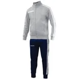 trenirka Scuola Cotone Terry Svijetlo siva/Plava