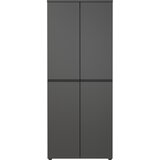 Germania Antracitno siva garderobna omara 81x197 cm Bedano – | Shoptok.si