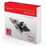Gembird SPC-22 2 serial port PCI-Express add-on card, with extra low-profile bracket kontroler | ePonuda.com