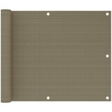 vidaXL balkonski zastor smeđe-sivi 75 x 300 cm HDPE | shoptok.hr