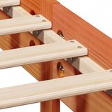  s regalom za knjige bez madraca 140x200 cm od borovine | shoptok.hr