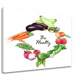  Slike na platnu z besedilom Be healthy (moderne slike z) Cene