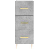  Visoka komoda siva betona 34,5x34x180 cm od konstruiranog drva | shoptok.hr