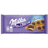 Milka Mlečna čokolada Oreo Sandwich, 92 g Cene