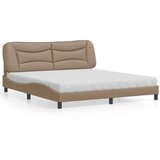 The Living Store Postelja z vzmetnico kapučino 180x200 cm umetno usnje - Postelja, (21609132) | Shoptok.si