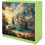  Dječja komoda - BROD - zelena | shoptok.hr