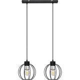  Luster na sajli STARLIGHT 2xE27/15W/230V crna/srebrna | Eponuda.com