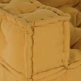  Modularna sofa s 2 sjedišta žuta 140x70x36 tkanina - Žuta Niska kutna sofa | shoptok.hr