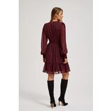 Marisse Black Dress With Puff Sleeves And A V-Neck | Eponuda.ba