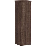 vidaXL Stojalo za rastline 2 kosa rjavi hrast 17x17x60 cm inž. les | Shoptok.si
