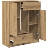 Komoda s predali in vrati, artisan hrast, 73x31x90 cm | Shoptok.si