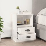 The Living Store Noćni ormarići 2 kom visoki sjaj bijeli 43x36x60 cm | shoptok.hr
