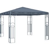 vidaXL Paviljon z LED lučkami 300x300 cm antraciten | Shoptok.si
