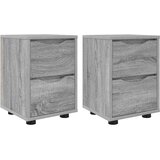  Noćni ormarići s ladicama 2 pcs Siva Sonoma 30,5 x 30 x 43 cm | shoptok.hr