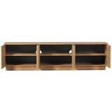WOOOD TV omarica iz masivnega hrasta v naravni barvi 200x52x45 cm Zuma – | Shoptok.si