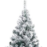  Umjetno božićno drvce sa snijegom zeleno 210 cm PVC | shoptok.hr