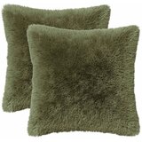  Jastuk s jastukom HEERLEN 2 kom. Zelena PV flis - Zelena 40 x 40 cm 2 | shoptok.hr