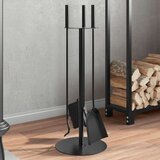  4-dijelni set alata za kamin 22 x 59 cm čelični | shoptok.hr