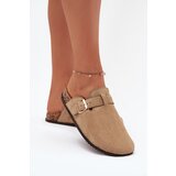 Big Star Women Clogs On Cork Platform With Golden Buckle | Eponuda.ba