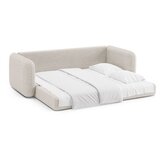 Micadoni Kremno bela raztegljiva sedežna garnitura 225 cm Dormi – | Shoptok.si