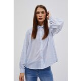 Moodo LADIES SHIRT L-KO-4009 BÍLO_BLUE Cene