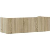 vidaXL Stenska polica sonoma hrast 100x35x30,5 cm inženirski les | Shoptok.si