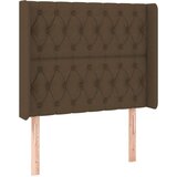  Krevet box spring s madracem LED tamnosmeđi 90x200 cm tkanina | shoptok.hr