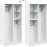  Ormar bijeli 100 x 50 x 200 cm od konstruiranog drva | shoptok.hr