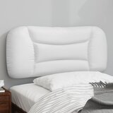  Jastuk za uzglavlje Hvar bijeli 90 cm od umjetne kože | shoptok.hr