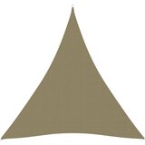 vidaXL Senčno jadro oksford blago trikotno 5x6x6 m bež, (20729297) | Shoptok.si