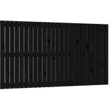  Stensko posteljno vzglavje črno 159,5x3x90 cm trdna borovina, (20735412) | Shoptok.si