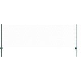 vidaXL Stupovi ograde 11 kom U-kanal zeleni 80 cm čelik, Šesterokutna ograda zeleni 0.8x100 m čelik | shoptok.hr