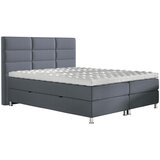 CARRYHOME POSTELJA Z VZMETNICO 140 cm x 200 cm , tekstil modra, siva | Shoptok.si