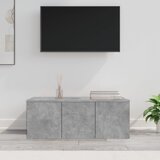 TV ormarić siva boja betona 80 x 34 x 30 cm konstruirano drvo | Eponuda.com