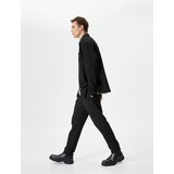 Koton Fabric Trousers with Lace Waist Slim Fit Pocket Detail | shoptok.hr